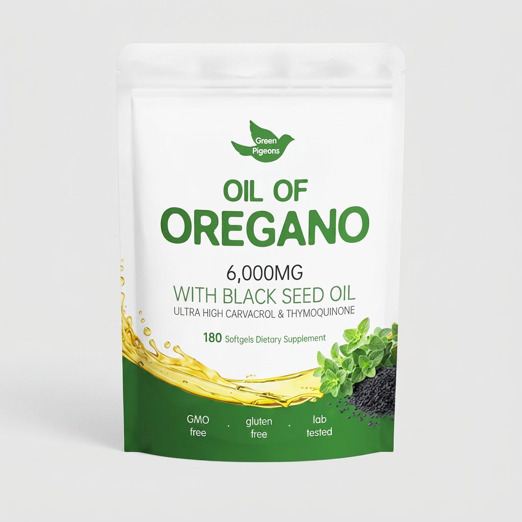 Green Pigeons Oil of Oregano pouch