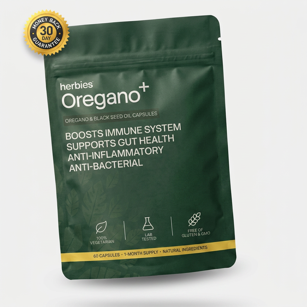 Herbies Oregano + Blackseed pouch